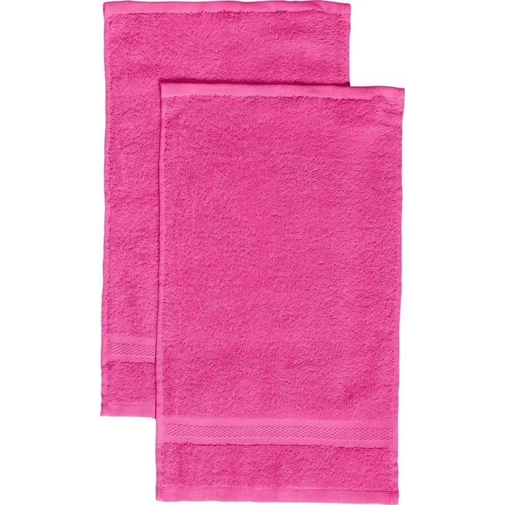 REDBEST Gästehandtuch Gästetuch "Chicago" 2er-Pack, Frottier (2-St), Walk-Frottier Uni – Bild 1