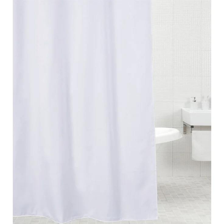 Sanilo Duschvorhang Weiß 180 x 200 cm, 100% wasserdicht, Anti-Schimmel-Effekt, hochwertige Qualität – Bild 1