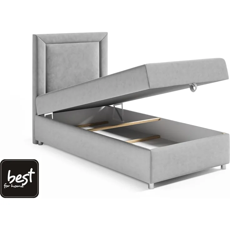 Best For Home Trinity K3 Single Bed Box Spring Bed with Bonnell Spring Mattress