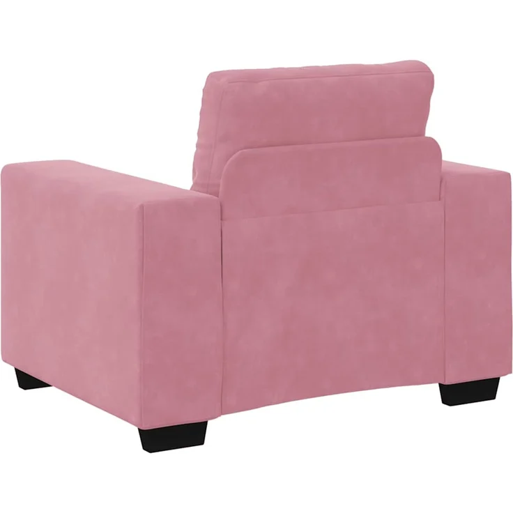 vidaXL Sessel Rosa 100x78x80 cm Samt 4105101 – Bild 6