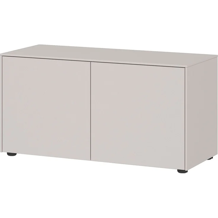 Schuhbank Luna / GW-Lomena, Holzwerkstoff, Grau, 92 x 48 x 41 cm – Bild 1