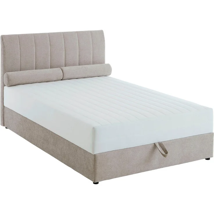 ATLANTIC home collection Boxbett ALISIA, mit Taschenfederkern, Bettkasten und Kissenrolle im Originalbezug – Bild 2