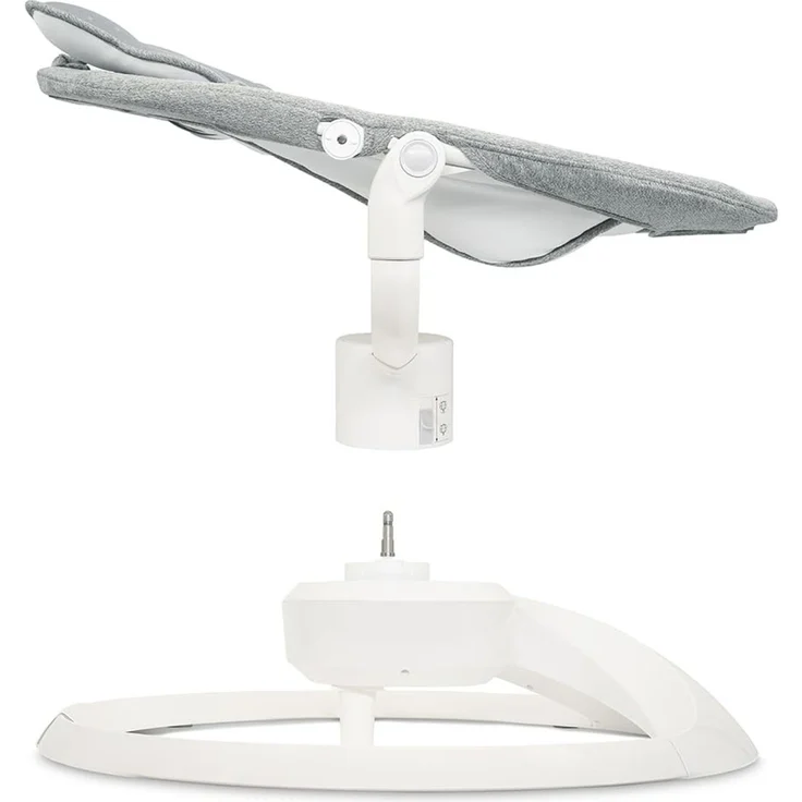 MoMi Babywippe PEARL für Babys bis 9 kg, 360° drehbarer Sitz, LED-Panel, Bluetooth, Fernbedienung, Batterie- oder Netzbetrieb, Netzteil mit USB-Kabel, 5-Punkt-Sicherheitsgurt, Bügel und Spielzeug – Bild 14