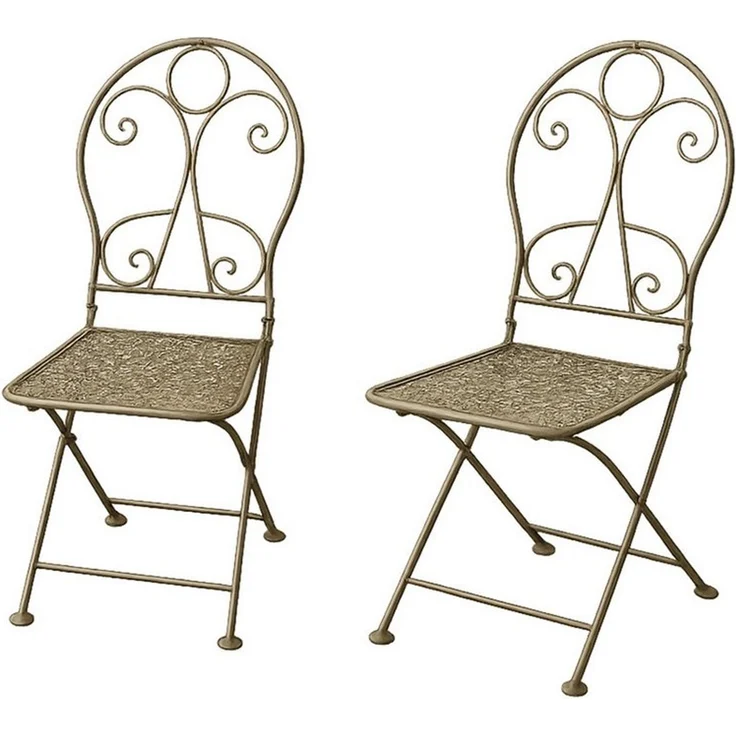 HTI-Living Gartenstuhl Gartenstuhl 2er-Set Solea Khakigrün (Set, 2 St) – Bild 1