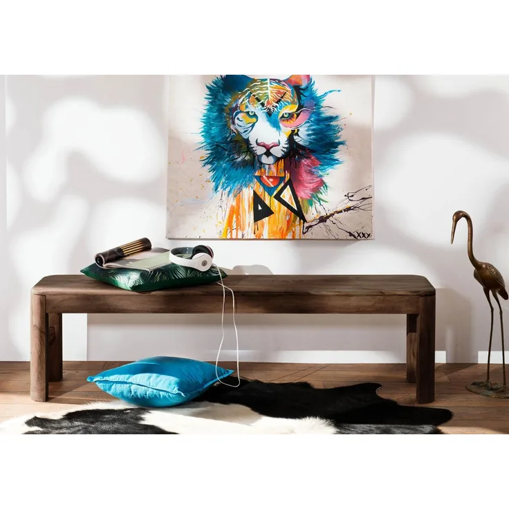 Bank Sheesham 200x35x45 smoked cherry gebeizt TORONTO #129