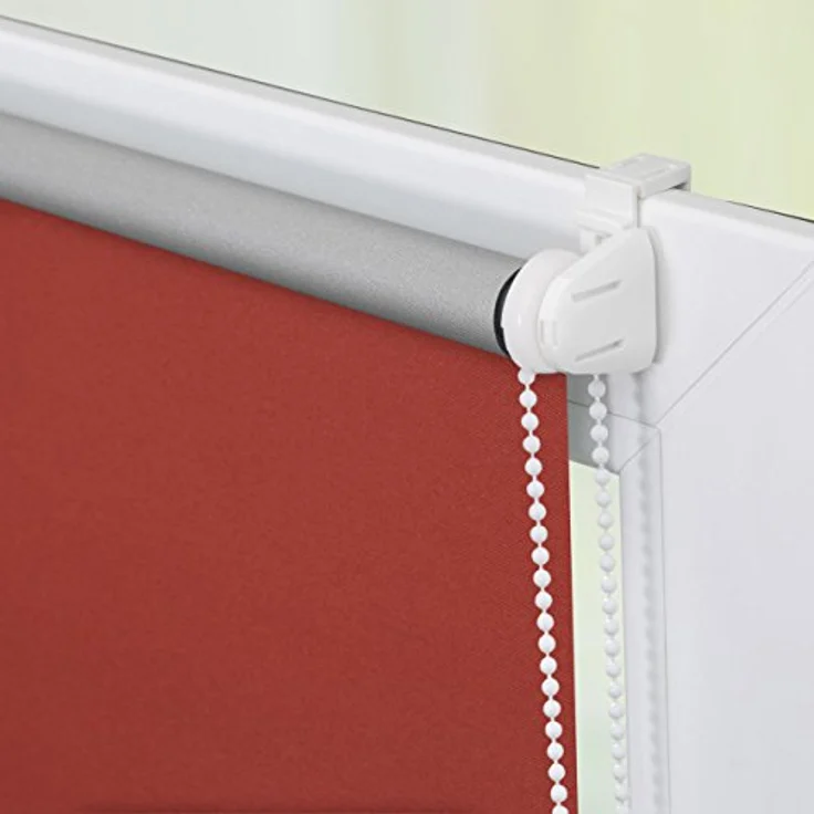 Lichtblick Sonnenschutzsysteme GmbH Thermo-Rollo Vancouver 80 cm x 220 cm (BxL) Terracotta Verdunkelnd & Thermofunktion; Klemm- und schraubbar; Energiesparend – Bild 7