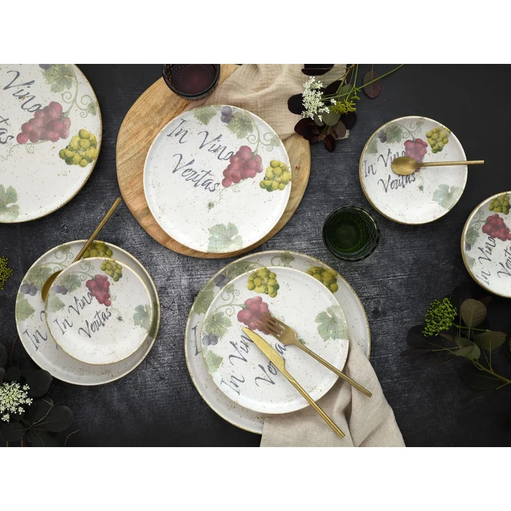 Uno In Vino Veritas, Tellerset 12-tlg (mo) – Bild 6