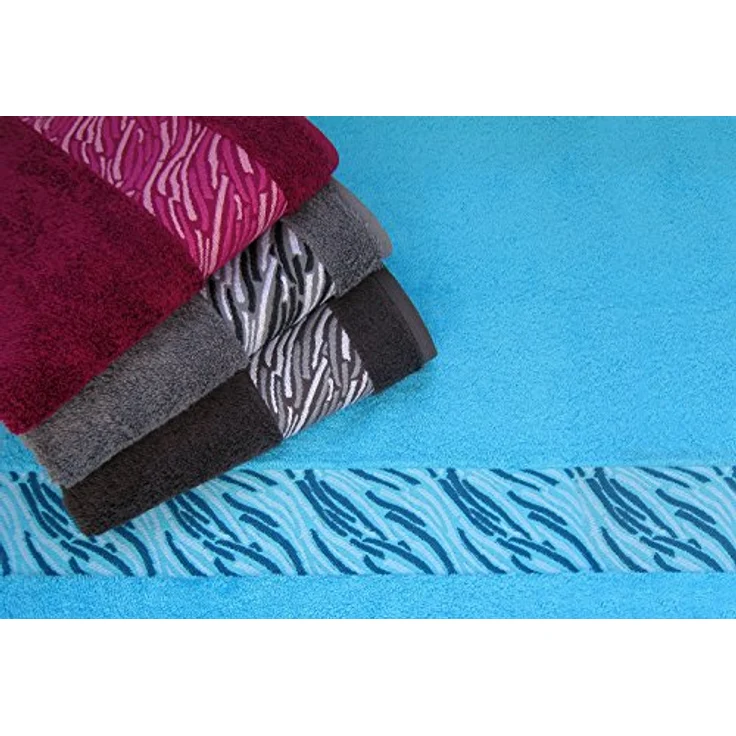 Möve for Frottana Duschtuch, Türkis, 67x140 cm, unisex, Oeko-Tex® Standard 100, schadstoffgeprüft, Badetextilien – Bild 2