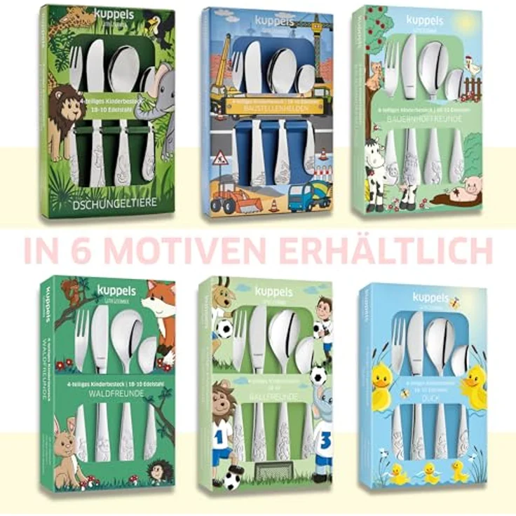 Kuppels BAUSTELLENHELDEN Kinderbesteck Set 4-teilig – Bild 8