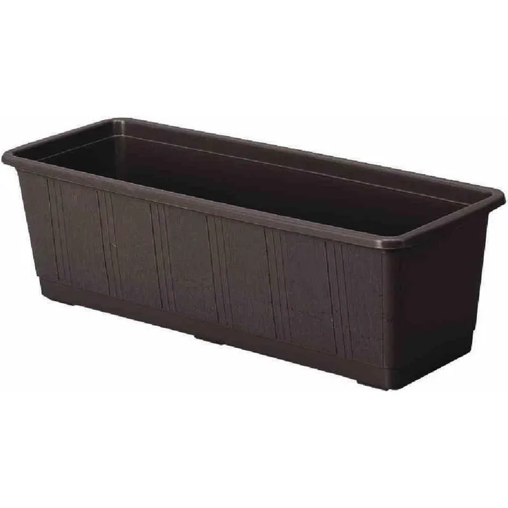 Bewässerungskasten Aqua Gr. 100 cm braun mit Wasserstandsanzeige