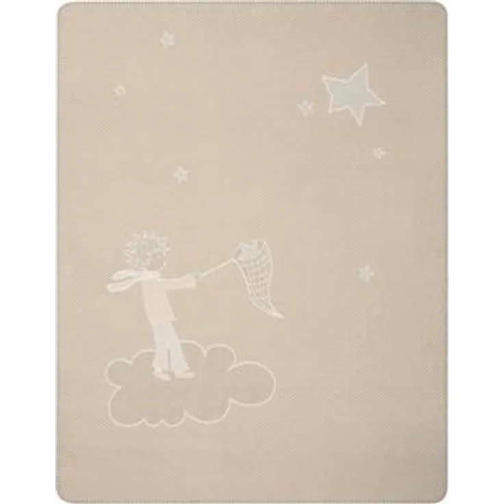 Babydecke Babydecke Little Prince, Biederlack, Babydecke Little Prince, er kleine Prinz auf einer Wolke – Bild 6