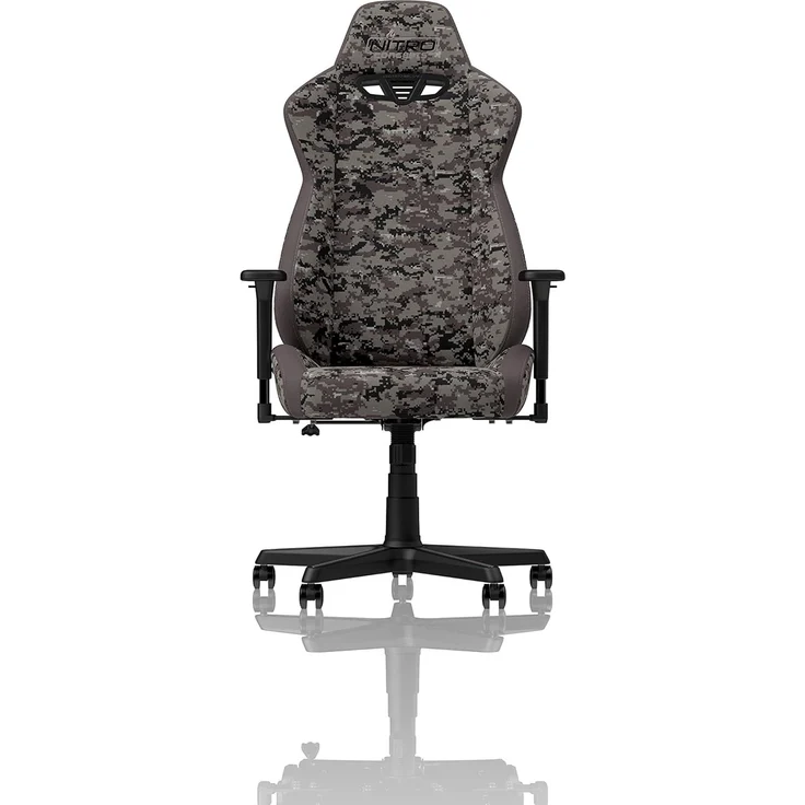 NITRO CONCEPTS S300 Gamingstuhl - Ergonomischer Bürostuhl Schreibtischstuhl Chefsessel Bürostuhl Pc Stuhl Gaming Sessel Stoffbezug Belastbarkeit 135 Kilogramm - Urban Camo – Bild 6