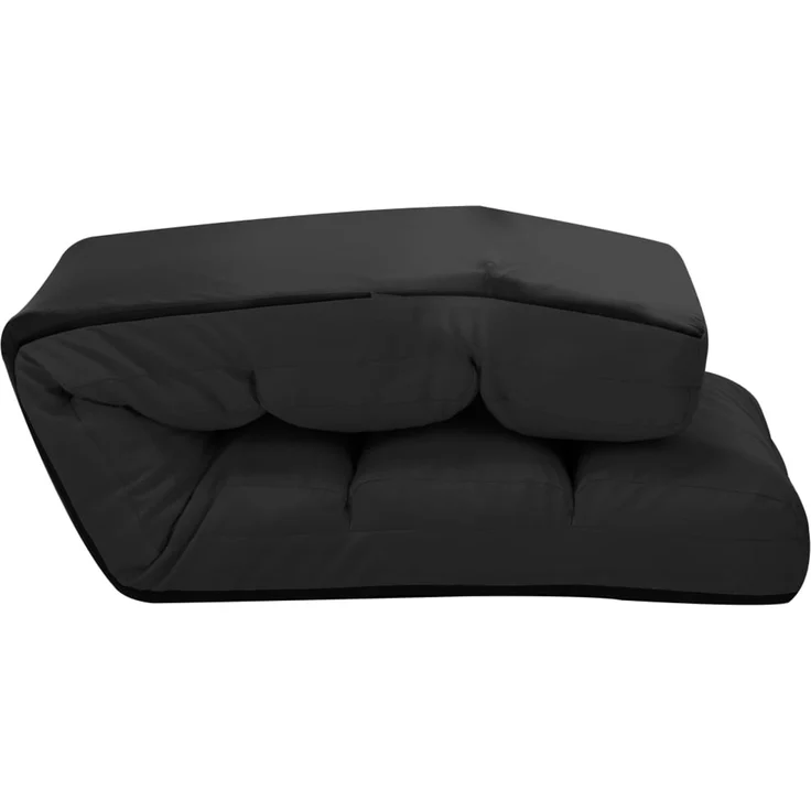 vidaXL Bodenstuhl Faltbar Schwarz Kunstleder 325245 – Bild 6