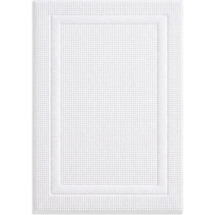 Egeria Badematte LIVA, Höhe 5 mm, Baumwolle, rechteckig, 50x80 cm, Waffelpiqué Struktur