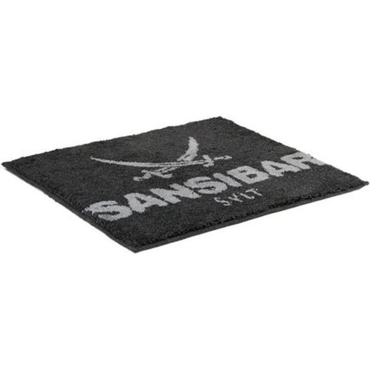 Sansibar Sylt Badematte Badematte »Sansibar, Höhe 20 mm, mit Sansibar Logo Schriftzug, rutschhemmend beschichtet, fußbodenheizungsgeeignet, strapazierfähig, schnell trocknend, Polyacryl, rechteckig, 55x65 cm, 60x100 cm, 70x120 cm – Bild 4