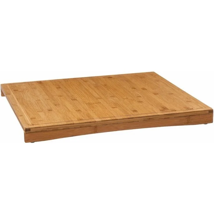 5five Simply Smart Schneidebrett Schneidebrett aus Bambus mit Anschlagkante, 52 x 58 cm, Bambus, (Küchenbrett) – Bild 4