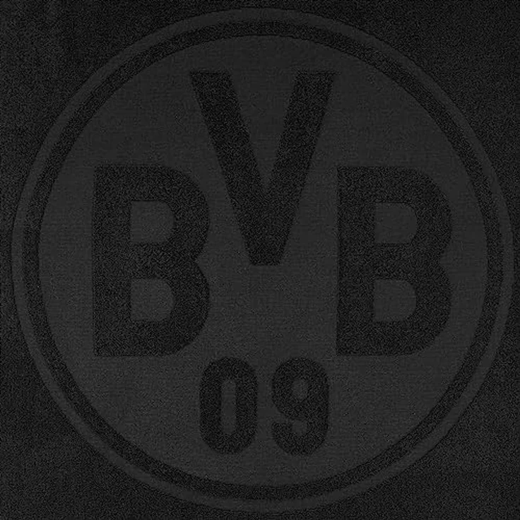 BVB Badetuch BVB Badetuch schwarz 70 x 180 cm, Baumwolle (Packung, 1-St), Schlicht und exklusiv – Bild 2