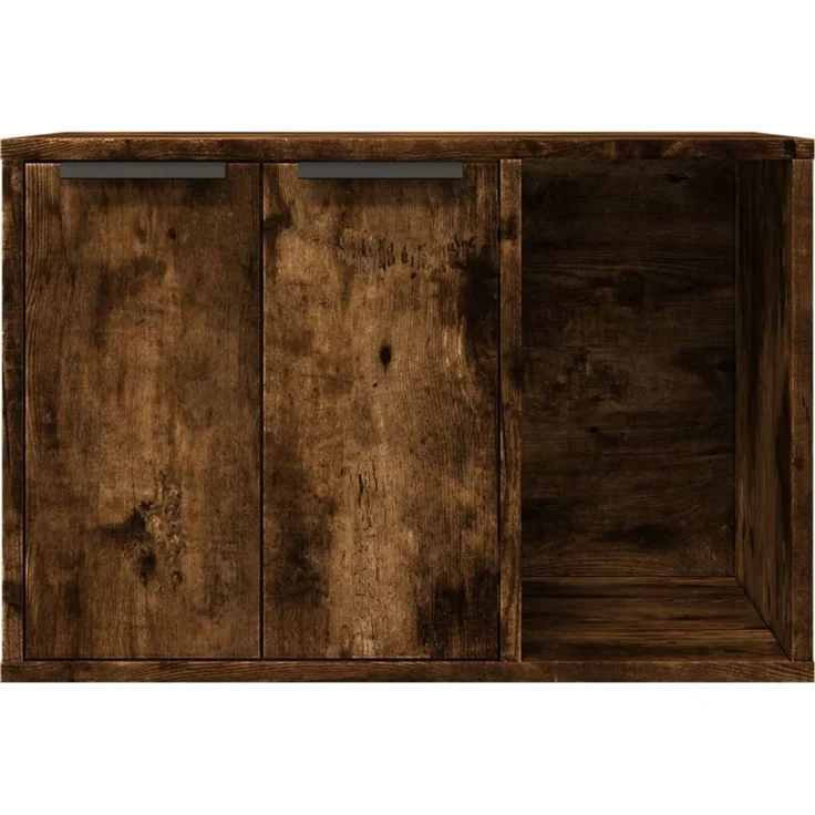 vidaXL Katzenklo Räuchereiche 60x40x40 cm Holzwerkstoff 857728 – Bild 4