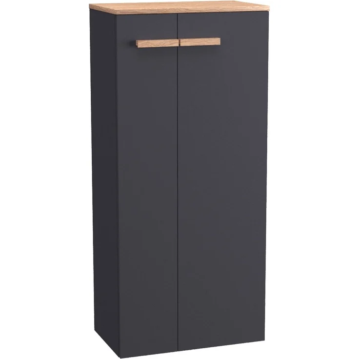 BADEDU HIERA Midischrank 50 cm breit, Anthrazit – Bild 1