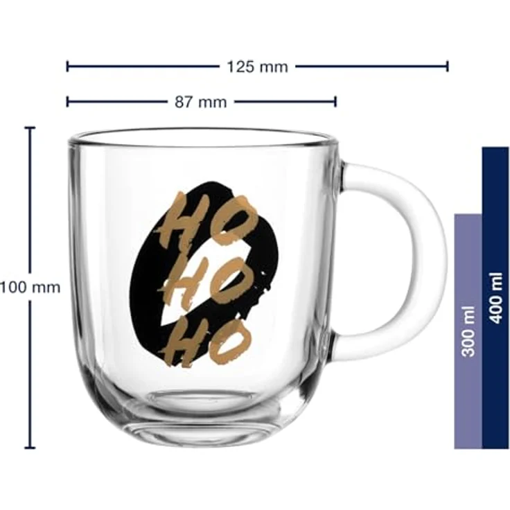 Leonardo Tasse 400ml -HOHOHO- – Bild 2