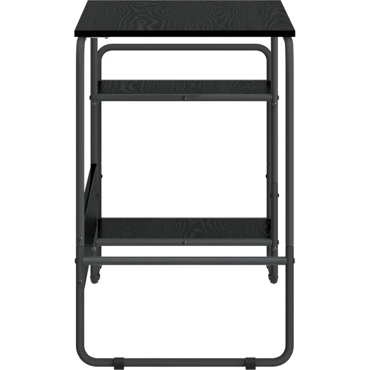 vidaXL Schreibtisch mit Stauraum Schwarz Eichen-Optik 8008050 – Bild 4