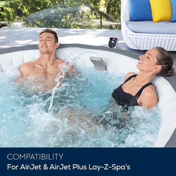 Bestway® LAY-Z-SPA® Xtras LED-Wasserfall, 46 x 17 x 10,4 cm, mit 7-farbigem LED-Licht und IP66 Wasserdichtigkeit – Bild 6