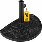 Deuba Schirmhalter halbrund schwarz