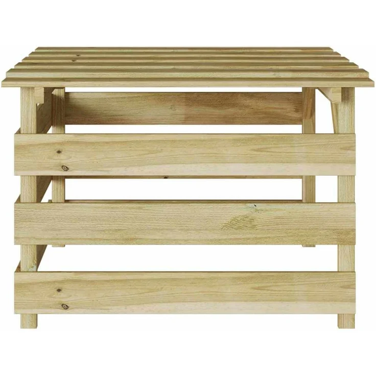 vidaXL Rasenmäher Garage Braun 84 x 80 x 56 cm 42013028 – Bild 6