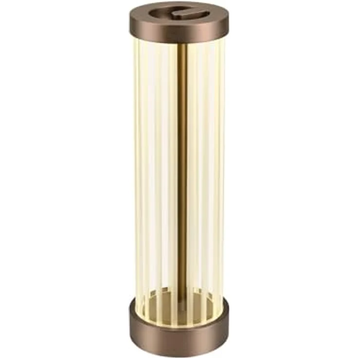 SLV QUIMERA Tischleuchte, 2700/3000K, dimmbar, dunkel kupfer, 4,3 Watt, LED, Schutzart IP20 – Bild 1