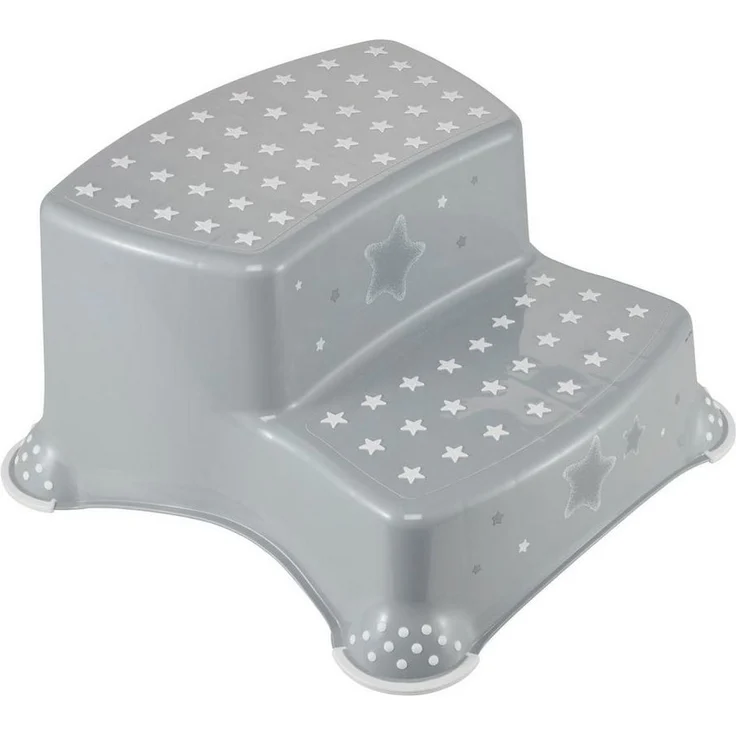 Keeeper Stars Tritthocker Schemel zweistufig mit Anti-Rutschfunktion Cosmic Grey – Bild 3