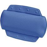 Spirella - Badewannenkissen Alaska Mit 8 Saugnäpfen Antibakteriell - Rutschhemmend Waschbar - Blau - 23x32 cm