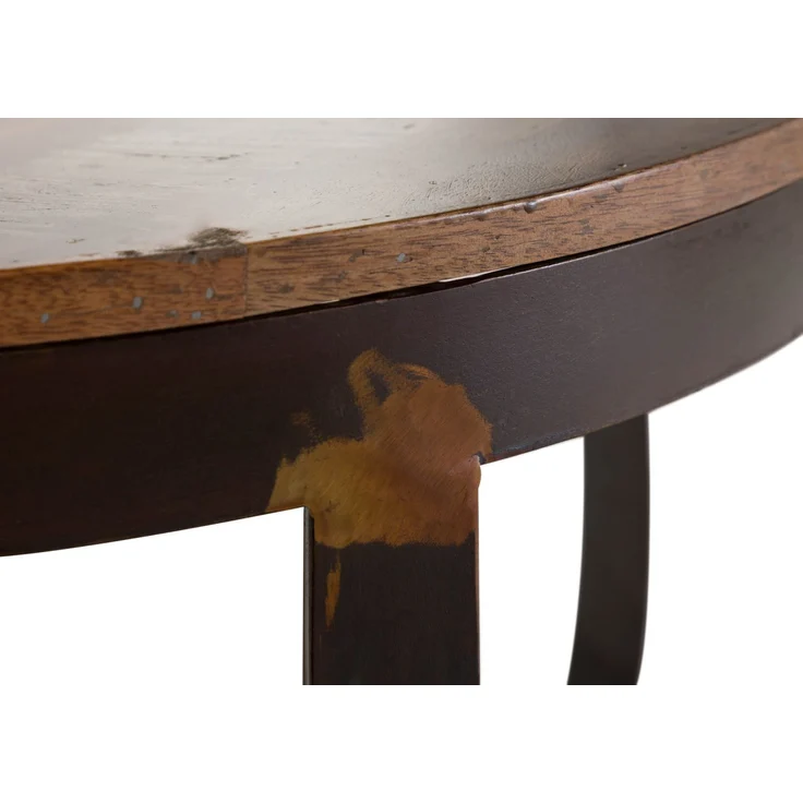 Couchtisch Altholz 75x75x45 mehrfarbig lackiert INDUSTRIAL #01 – Bild 5