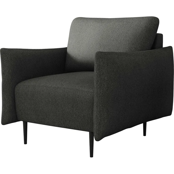 Sessel Larow, Polstersessel mit schmale Armlehne (Farbe: Velo 636)