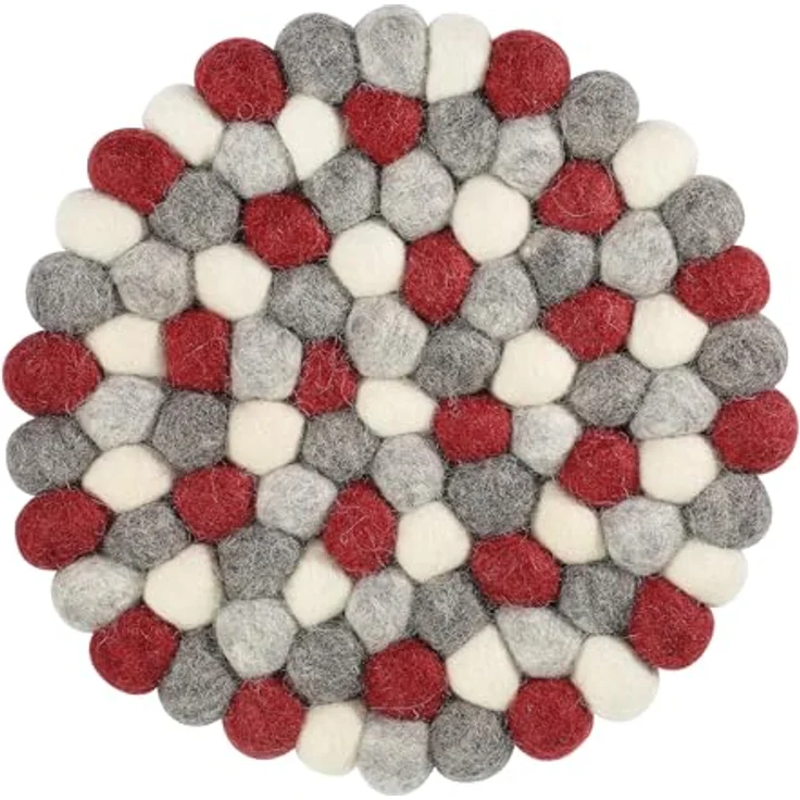 Untersetzer Topfuntersetzer Schafwolle Filz Ø21cm Cilio LANA ARDESIA 470741 – Bild 2
