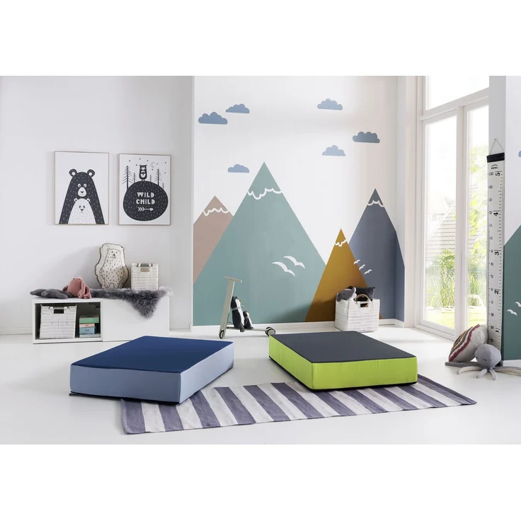 Sun Garden 'Jump' Kinder-Hüpfmatratze, 99x75x18 cm, grün / grau – Bild 4
