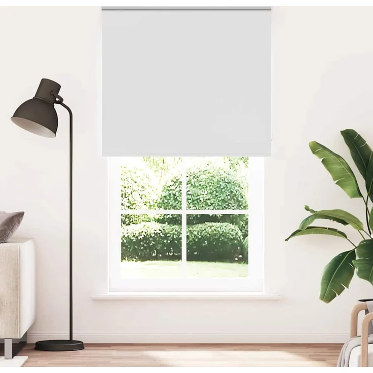 vidaXL Verdunkelungsrollo Weiß 140x210 cm Stoffbreite 136,6 cm 4011968 – Bild 1