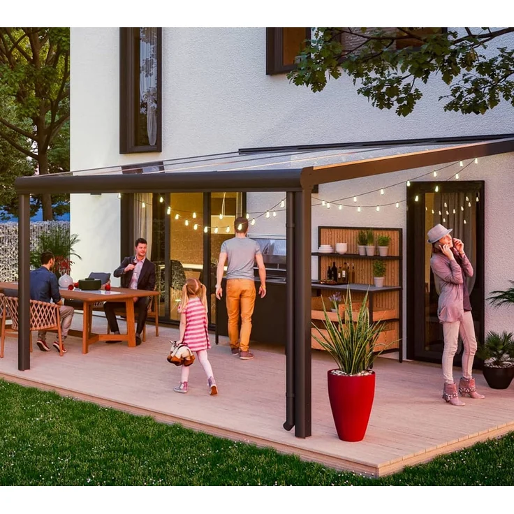 Skan Holz Aluminium Terrassenüberdachung Genua |