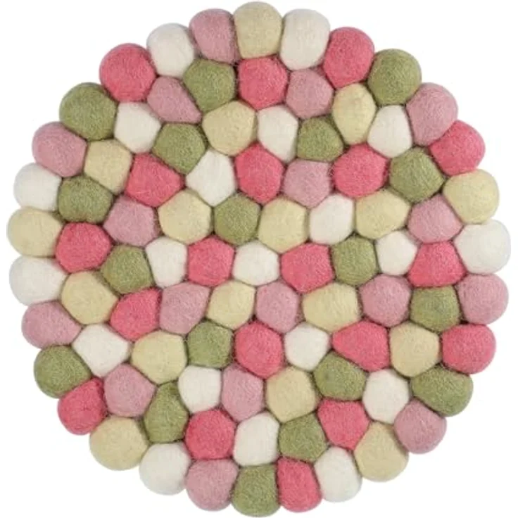 Untersetzer Topfuntersetzer Schafwolle Filz Ø21cm Cilio LANA PASTELLO 470727 – Bild 2