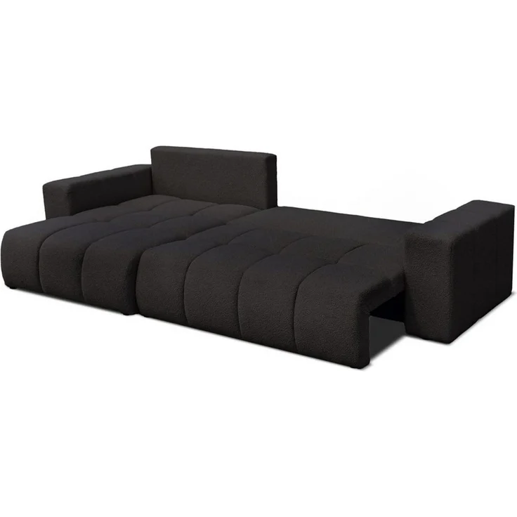 yourhouse24 Ecksofa OFI XL mit tiefer Steppung (278 cm) – Trend-Bouclé, Schlaffunktion, Seite universal – Bild 4