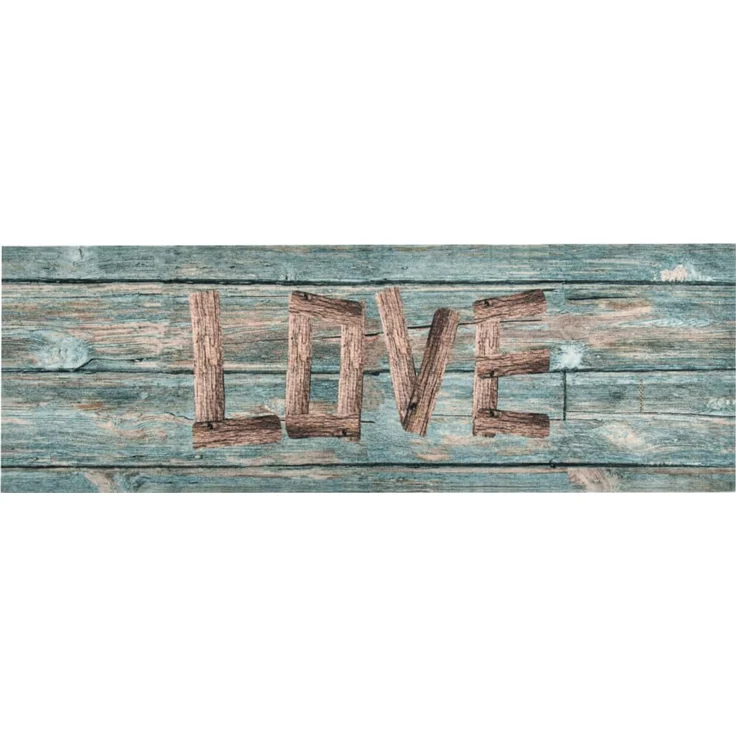 vidaXL Küchenbodenmatte Waschbar Love 60x180 cm 323482 – Bild 2