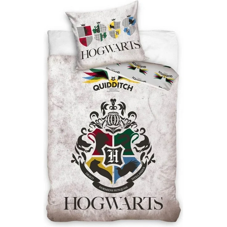 Carbotex Bettwäsche Harry Potter - Hogwarts - 2 x Bettwäsche im Doppelpack, 135x200 80x80, Baumwolle, 100% Baumwolle – Bild 2