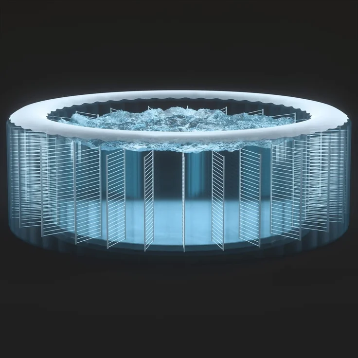 Intex Massage-Whirlpool Rund PureSpa 216x71 cm 6 Personen 3202946 – Bild 8