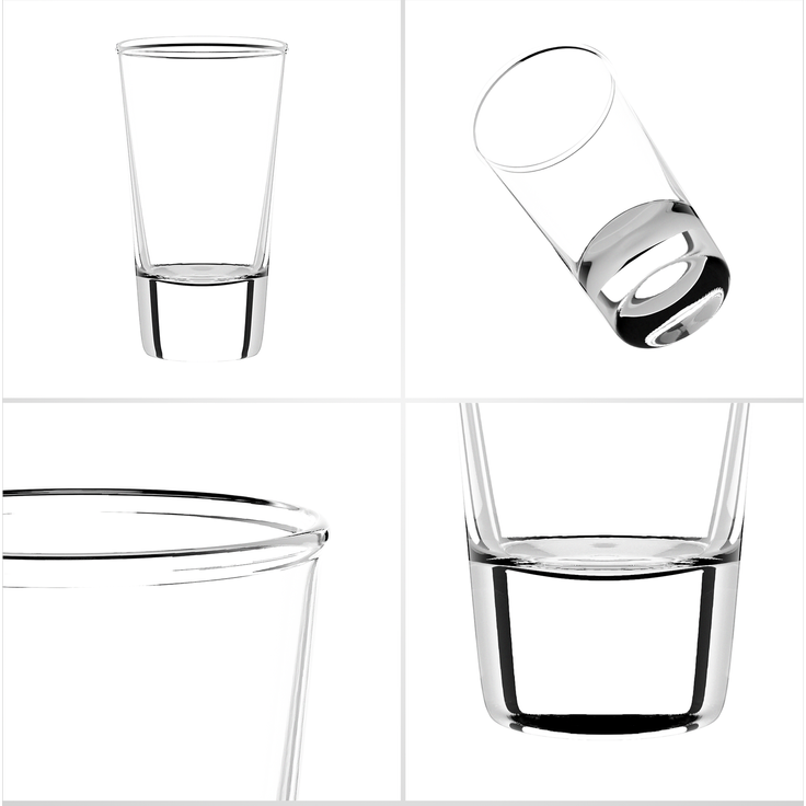 KADAX Gläser für Wodka- und Likör-Shots Gläserset 28 ml 12-tlg – Bild 4