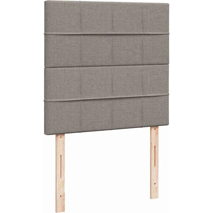vidaXL Ottomane Bett mit Matratze & LEDs Taupe 90x200 cm Stoff 3313979 – Bild 8