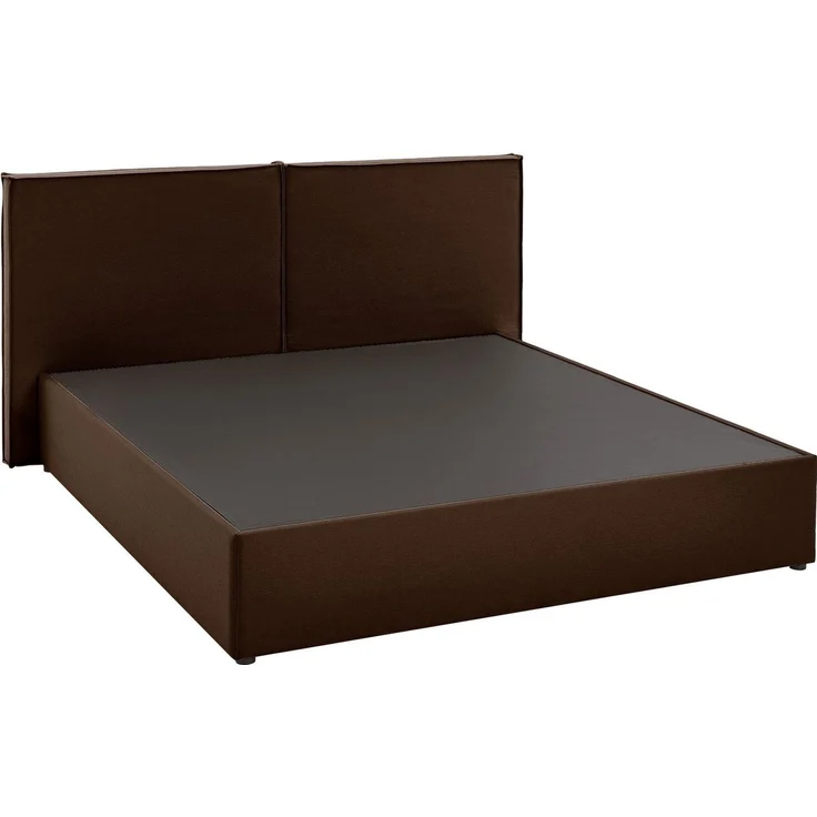 ATLANTIC home collection Boxbett NIKITA, bodentiefes Bett, wahlweise mit Matratze und Topper – Bild 2