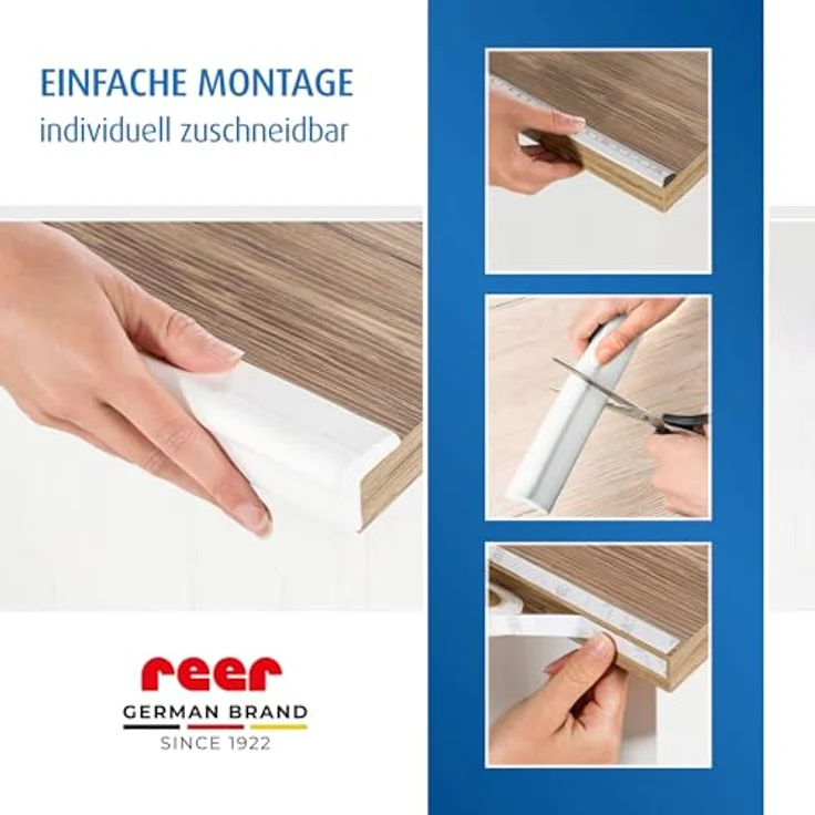 Reer Kantenschutz Soft, 2X 1 Meter, bissfest, schadstoffgeprüft, weiß – Bild 8