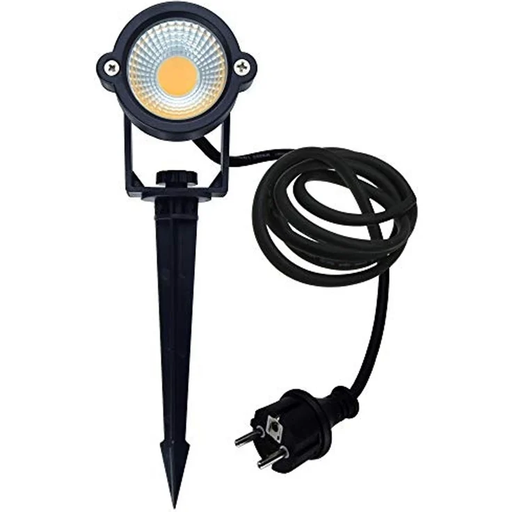 LED Gartenstrahler 5W, 430lm, IP44, Warmweiß – Bild 1