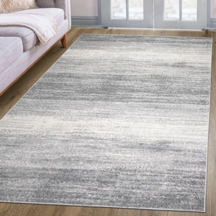 oKu-Tex Teppich Wohnzimmer, MERCUR meliert, weicher Kruzflor, langlebig, pflegeleicht, rechteckig, Höhe: 11 mm, Wohnzimmerteppich, Meliert, verschiedene Farben & Größen erhältlich – Bild 2