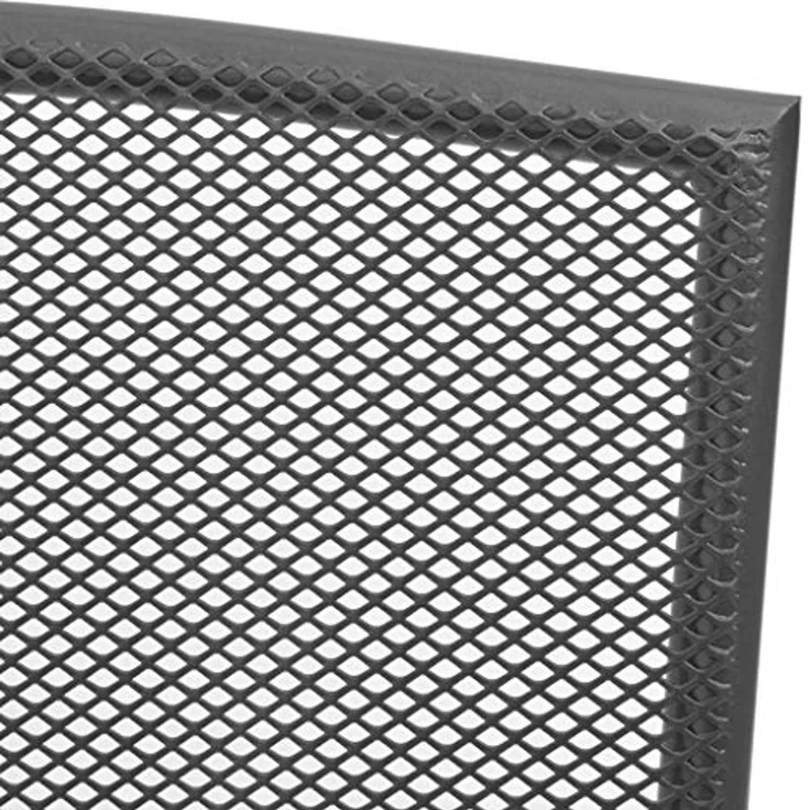 vidaXL Stapelbare Gartenstühle 2 Stk. Stahl Grau 42705 – Bild 3