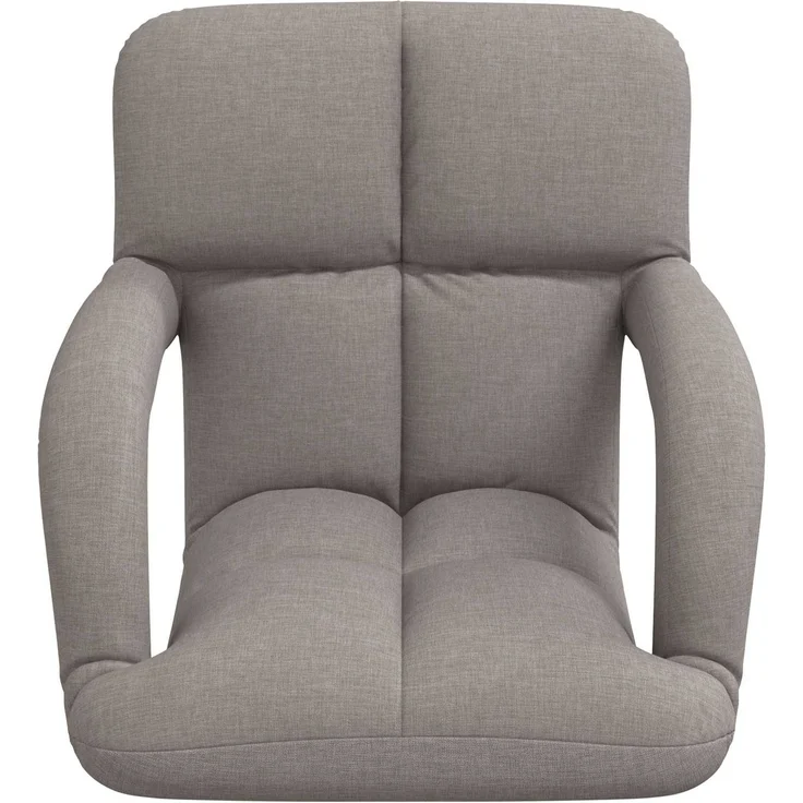 vidaXL Verstellbarer Fußsessel Taupe 58 x 62 x 58 cm Stoff 42028129 – Bild 4